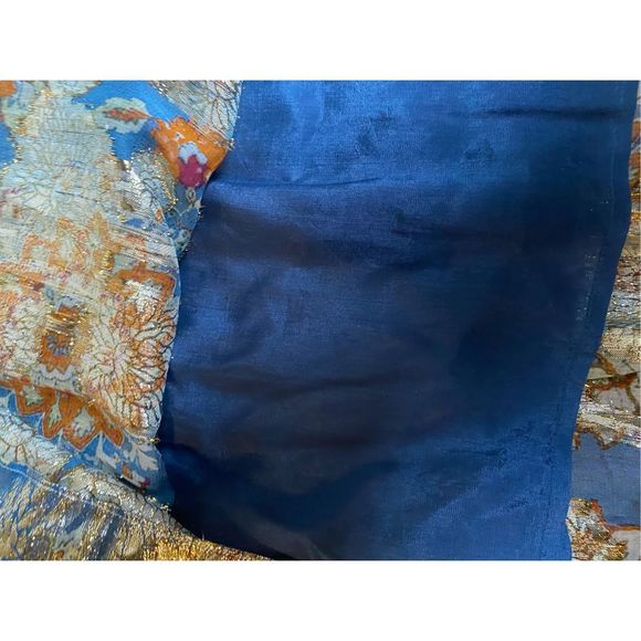 Anthropologie Verb Pallavi Singhee Stephania Shimmer Peasant Blouse XS, MP $188 - Picture 6 of 16